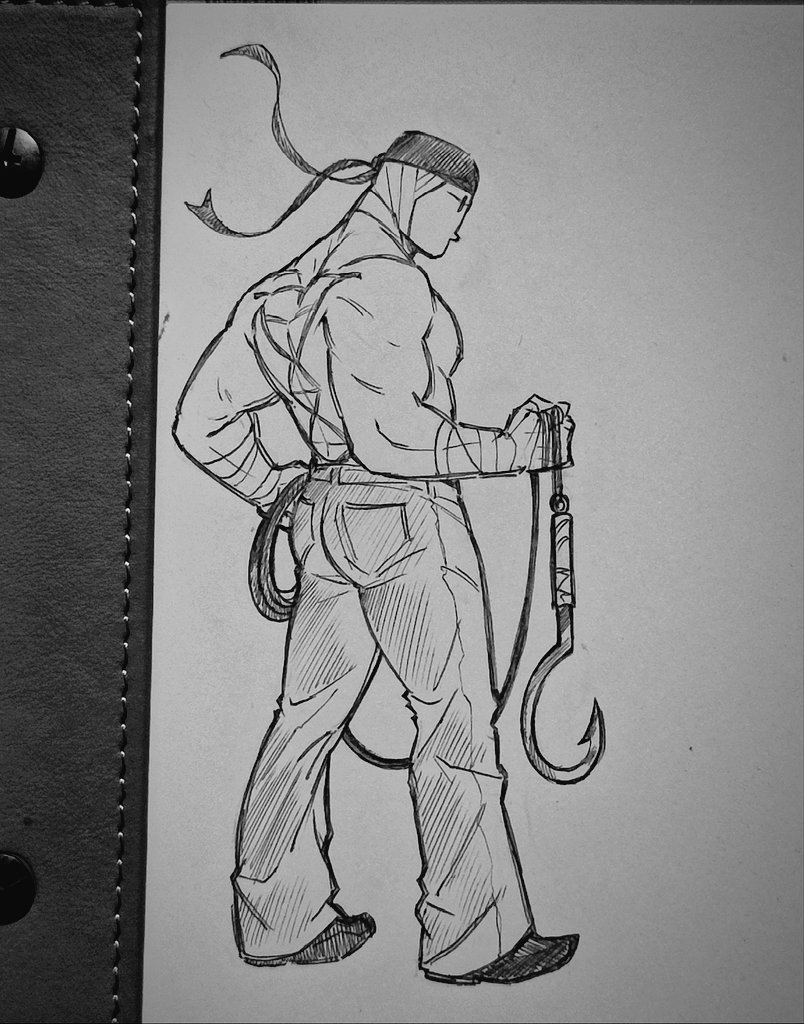 divan_molchun's tweet photo. Lately, all I've been doing is drawing sketches and doodles. I did this one on paper, and damn, I love Sanford in bell-bottoms so much https://t.co/4CEFYNCxoQ