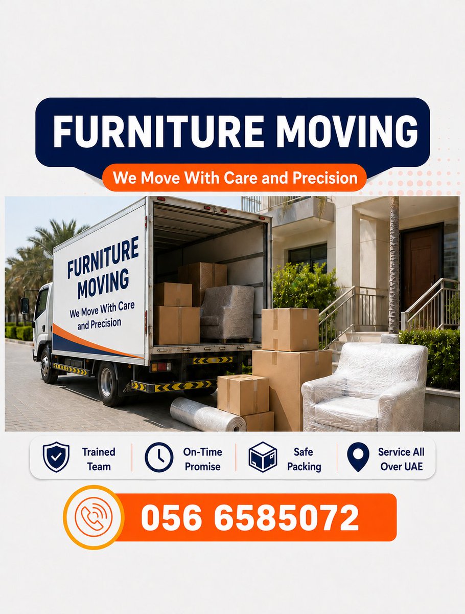 lailamovers1's tweet photo. Packers and Movers in Dubai
Reliable Moving Services for Homes and Offices

Looking for professional Packers and Movers in Dubai? Our experienced team provides safe, fast, and affordable relocation services for homes, offices, villas, and apartments. 
#PackersAndMoversDubai https://t.co/zLOMIh3FfW