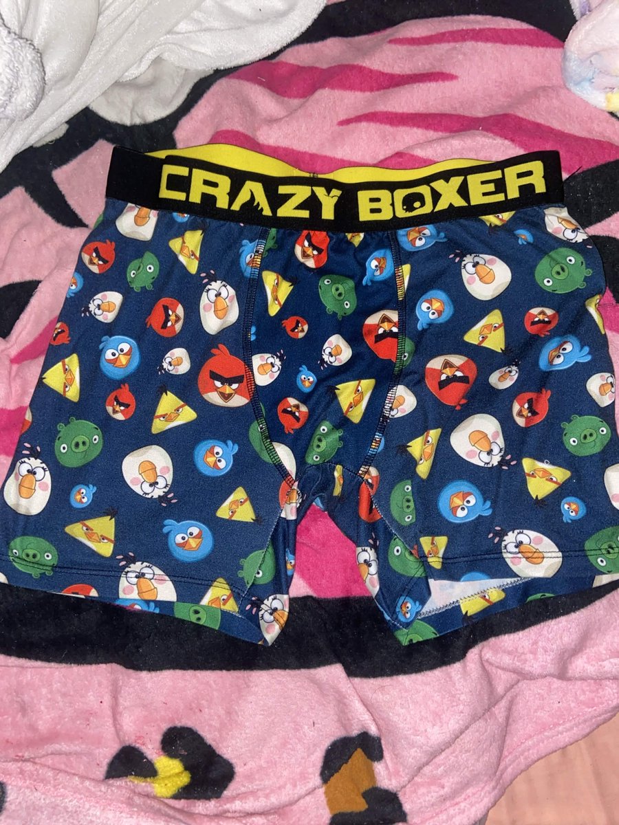 puppiecherry's tweet photo. wyd when i pull up in the angry birds boxers https://t.co/Yw18cNIvGT