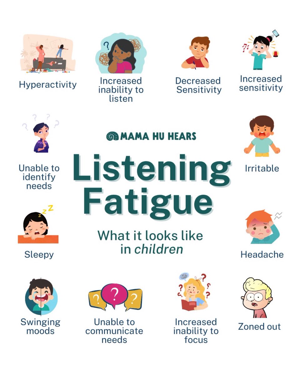 TheHearingLoss's tweet photo. Mama Hu Hears
Summer can be full of fun, but it can also be a lot - especially for deaf/hard of hearing (DHH) kids.
Between the change in routine, extra noise, travel, camps, and pool time, listening fatigue can creep in fast. And sometimes it doesn’t look like what you’d expect https://t.co/GbeUjU57su