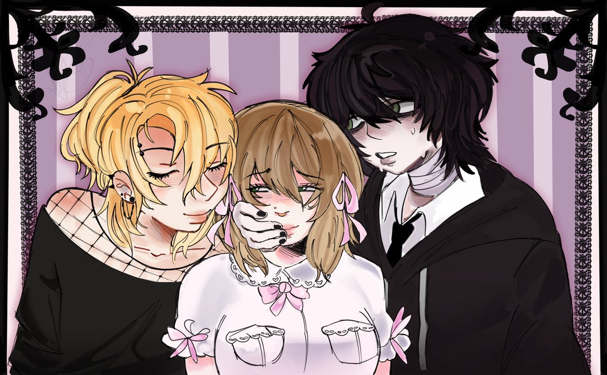 dollknifecigs's tweet photo. i genuinely could not join a yumeshipper disc server bc how would i explain that my yumes are from a porn game 🥀🥀🥀 oh whitney and kylar i love u dearly #DoL https://t.co/w29kFWDZBz