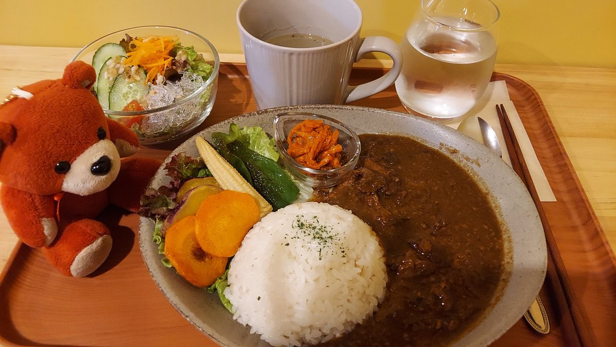 mariv6ken's tweet photo. 麹屋さんのカレー🍛と麹ドリンク
体にいいものを取り入れるIVY🧸 https://t.co/71N5Q4TdpQ
