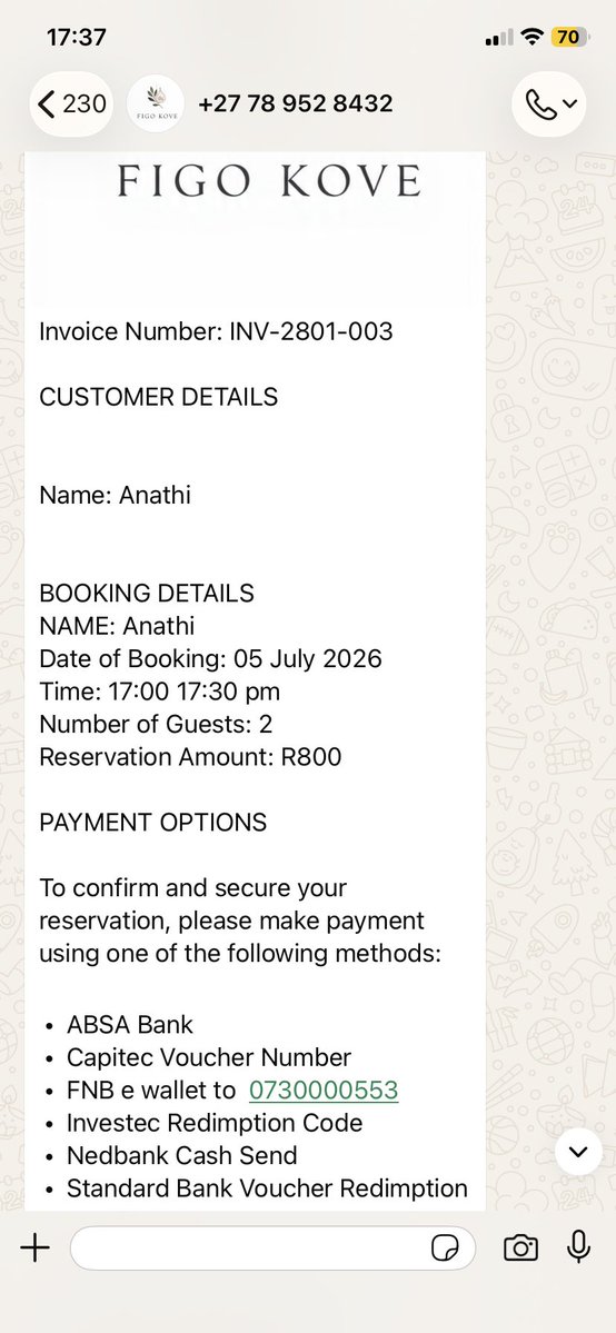 Anathi_best's tweet photo. @947 They almost got me just few days ago but payment option was a give away 💔😣 https://t.co/o5QngdcdYA