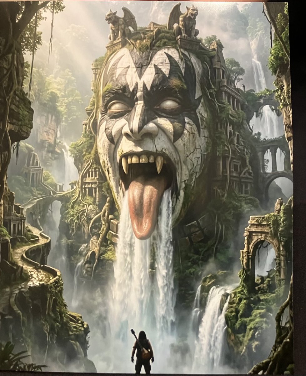 genesimmons's tweet photo. This is an amazing piece of fan art. How cool is that? https://t.co/IGGQO13Tkn