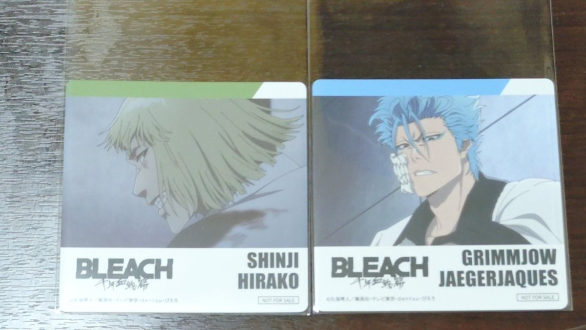 Reira__0314's tweet photo. 【交換】BLEACH まねきねこ コラボ コースター

譲：平子 グリムジョー
求：同種ハッシュヴァルト＞浮竹 各1

・本日16:00以降大阪駅周辺での手渡しまたは後日郵送
・纏めての方または手渡しの方優先

※出先のためIDなし

検索からでもお気軽にお声掛け下さい！ https://t.co/WhBBonAIiP