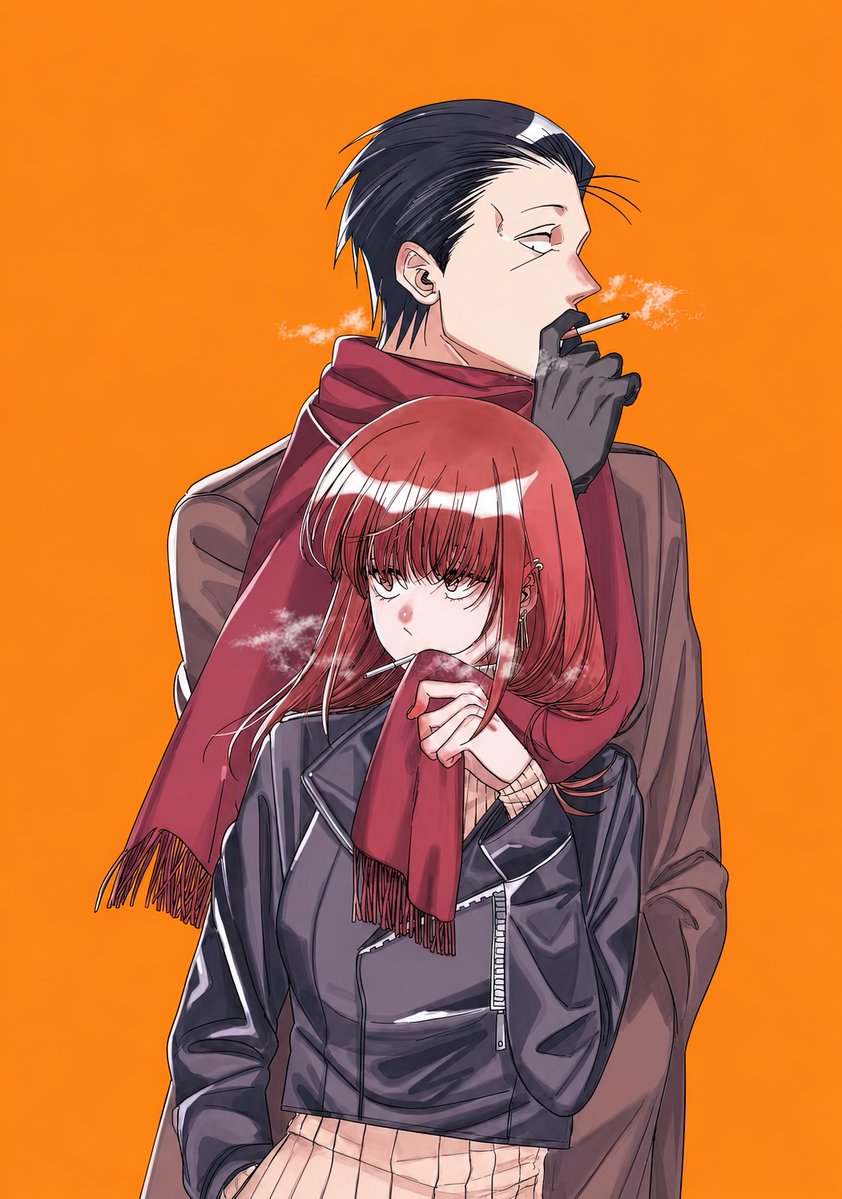 behindthesuper's tweet photo. «When it gets cold again, I'll snuggle beside you»
❄️🧣💨
#SUPEROfficialArt Big Gangan cover FEB'24. https://t.co/VFMj8iU7Ja