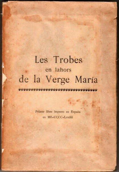 EduSanchisVal's tweet photo. Hi ha qui diu que parlar i escriure en valencià és d'incults, aldeans i llauradors. A mí m'ompli d'orgull que la primera obra lliterària en Espanya s'imprimí en Valéncia i fon escrita en llengua valenciana. https://t.co/YH6au57ait