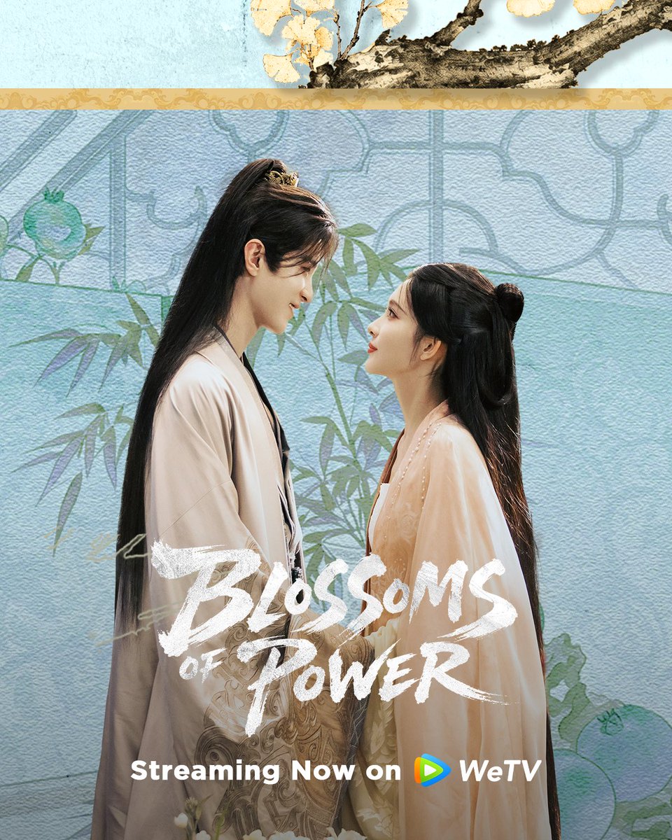 WeTVOfficial's tweet photo. Beneath golden leaves, paths cross once more. 

🌺 #BlossomsofPower is streaming now on WeTV exclusively.

✨Starring #HeYu #MengZiyi (Listed in order of surname stroke count)

🔗👉🏻https://t.co/q3CnMeypD2

#百花杀 #何与 #孟子义 #WeTV #WeTVAlwaysMore https://t.co/6FPN7oqaaR