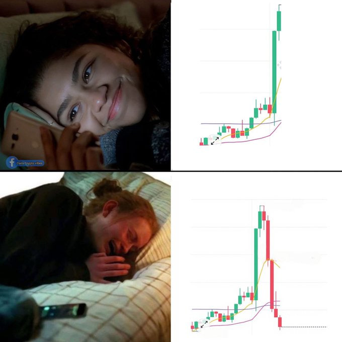um3r07's tweet photo. Life of a crypto investor: https://t.co/doZNTrkm89