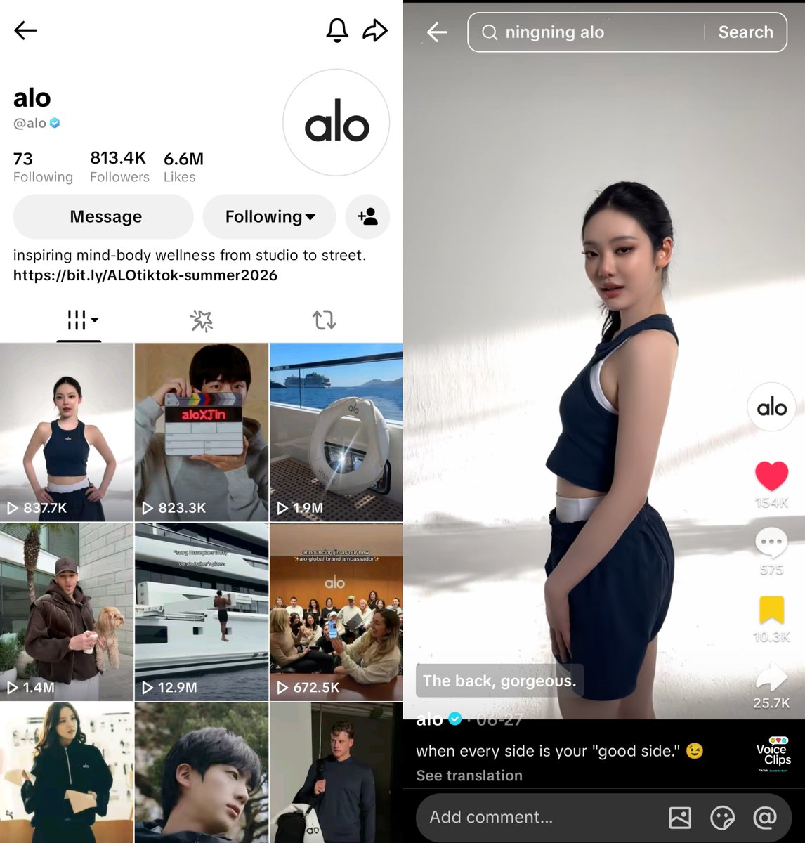 nnyizqrls's tweet photo. #NINGNING currently holds the most popular video on ALO's official TikTok with over 154k likes

A video's popularity on TikTok isn't measured only by views but also by likes, and she successfully achieved this top spot in just 2 weeks after posting on June 27 https://t.co/eSYGw2Ni4m