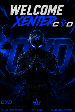 cydteamx's tweet photo. Enter the game. Change the outcome. 🎯

Welcome Xenter to CYD! https://t.co/1ddN8kmqKn