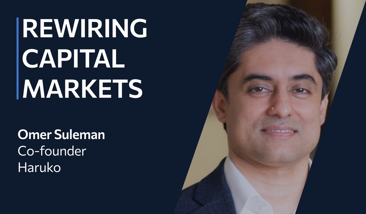 rulematch's tweet photo. 💡REWIRING CAPITAL MARKETS - Crypto markets were just the beginning, according to Omer Suleman of Haruko.

The bigger picture is a financial system that undergoes a profound change...

What does that look like?

And what parts of the the current "status quo" will not go away?

Get answers in the latest episode of RULEMATCH Spot On with @ian_simpson80.