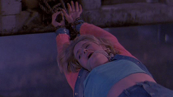 soapreporter's tweet photo. The chained-to-the-four-cars bit reminded me of Jennifer Jason Leigh's fate in The Hitcher. I LOVE that movie. I think JB did that one on MonsterVision? I need to check the Patreon!! 
 #tokyogorepolice #savagesummer @therealjoebob @kinky_horror #TheLastDriveIn @TheMutantFam https://t.co/Kb9D7gJzkZ