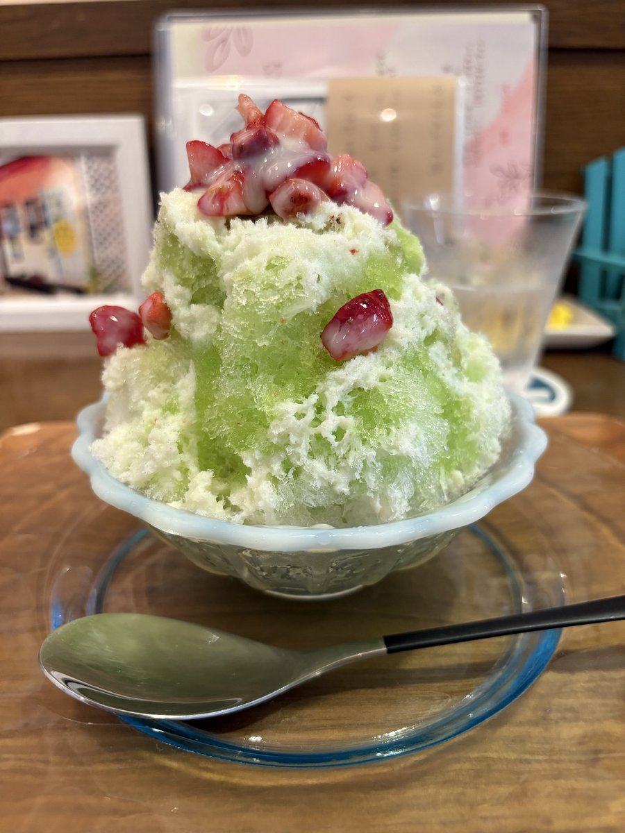 注文した人しか注文できないかき氷です🍧