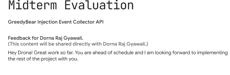 dornaoffical's tweet photo. midterm evaluation is complete, and the learning experience so far has been immense. now ready for the next phase https://t.co/Ii1LltAeQy