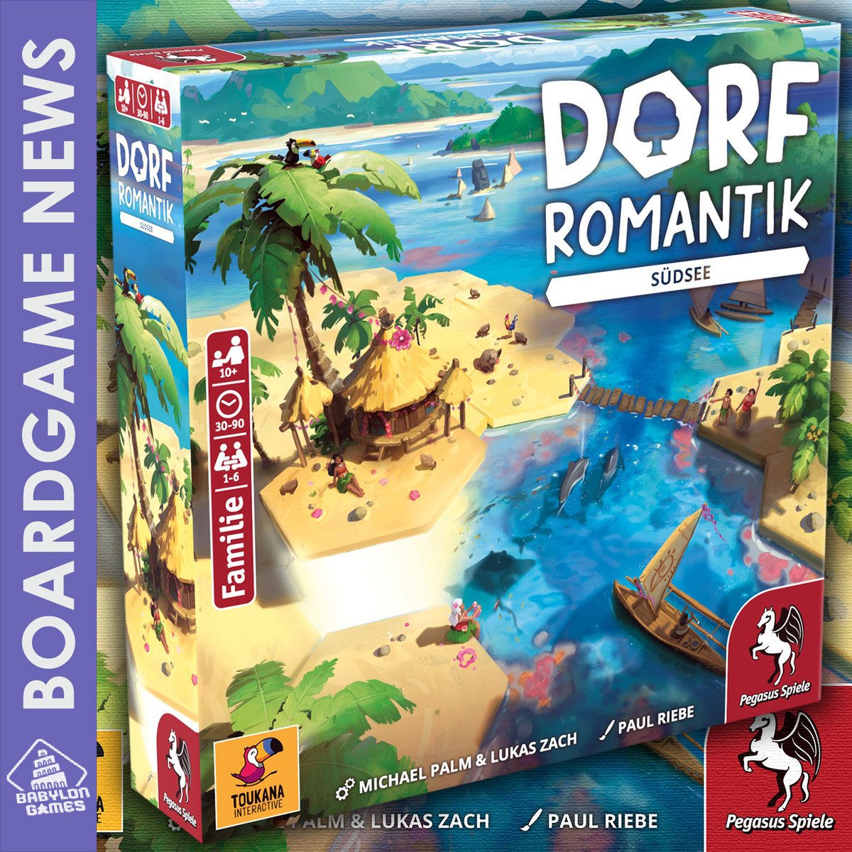babylon__games's tweet photo. Dorfromantik: Südsee (South Sea) by @pegasusspiele
📐: Michael Palm, Lukas Zach
🎨: Paul Riebe
🧍: 1-6 players
⏱️: 30-60 min
https://t.co/VgiccsIoNh
#boardgames #geek #meeple #brettspiele #game #graplanszowa #jeuxdesociete #ボードゲーム #보드게임 #juegodemes https://t.co/qgz18zPdpj