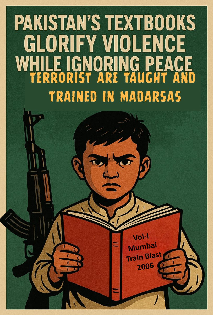 Amirak1693's tweet photo. 1. Pakistan’s only tool of strengthening its position is terror. While other nations fight with diplomacy, Pakistan fights with violence. #ThenMumbaiNowPahalgam
#MumbaiTrainBlasts
#PakTerrorHub https://t.co/IK7mTdesa7
