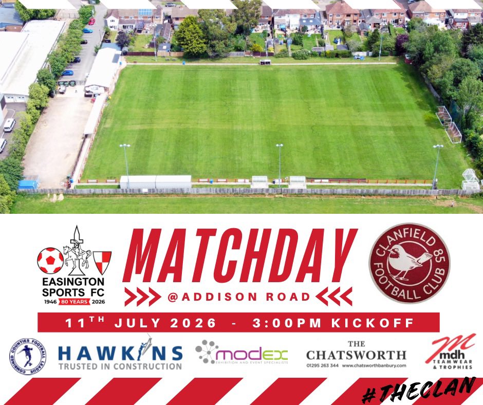 Sports_ESFC's tweet photo. >>> Match Day <<<
PSF#3 26 / 27
@clannyfc (H) | 📍 Addison Road
📆 Sat 11th July | ⌚️1500 KO
🎟️ Adult £6 Con £4
>>> #theclan <<<
🔴⚪️ https://t.co/yl2V9MwiKR