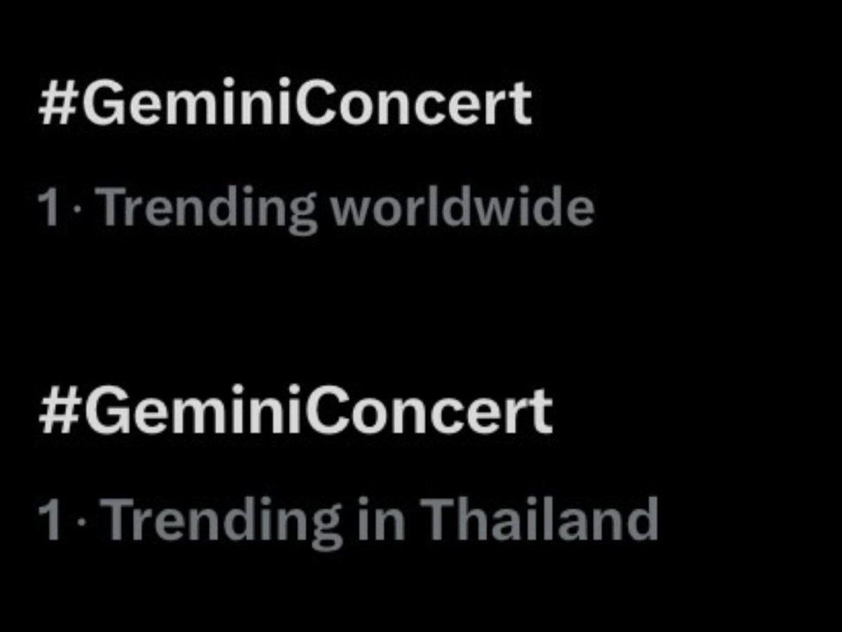 TrendGemini's tweet photo. OMG ❤️‍🔥 ทุกคนนนนนน อึ้งงงงงงง 😳 

🌎 #1 Worldwide 
🇹🇭 #1 Thailand 

#GeminiConcert
#Gemini_NT #เจมีไนน์ @gemini_ti https://t.co/A70TaBXA72