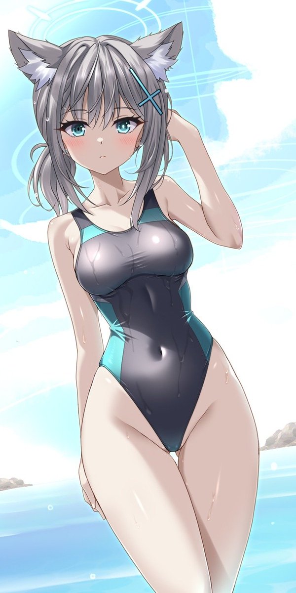 シロコ「先生……準備できたよ」
水着シロコ完成です。
前描いたやつを徹底的に手直ししました。
逆光塗りにもチャレンジ。
#ブルーアーカイブ
#BlueArchive
#競泳水着が需要あると聞いて 