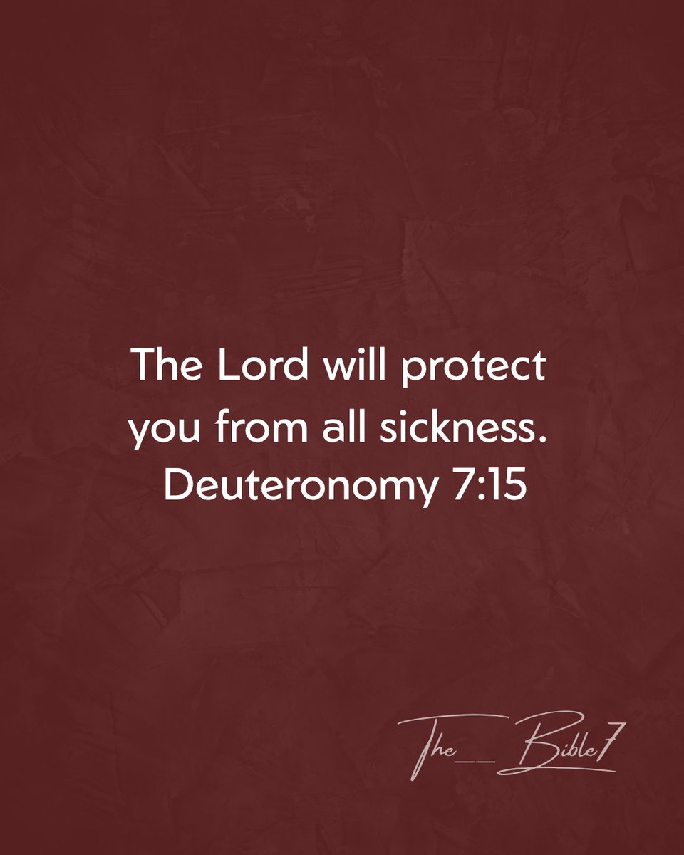 The__Bible7's tweet photo. Deuteronomy 7:15 https://t.co/PgHdhQAj5h