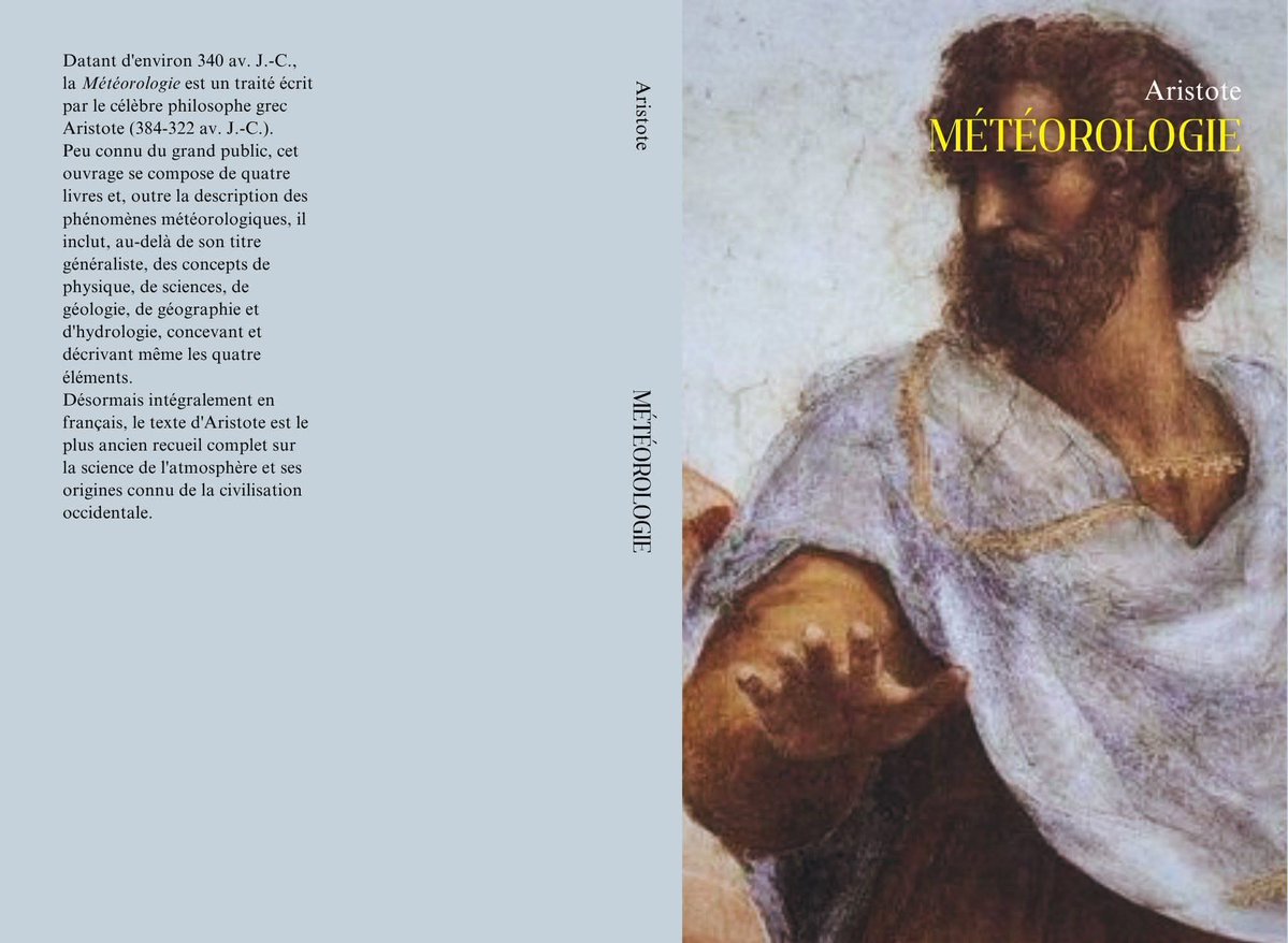 Giuditta1228's tweet photo. Enfin disponible, « Météorologie » du philosophe grec Aristote.
Achetez-le sur Amazon : https://t.co/rRKwis1B08
#Aristote #Philosophie #Études #PhilosophesGrecs #GrèceAncienne #Histoire #Édition #GrèceAncienne #Platon #Université #Présocratiques #Francenews #France #Livres https://t.co/iHb8Zp0qkd