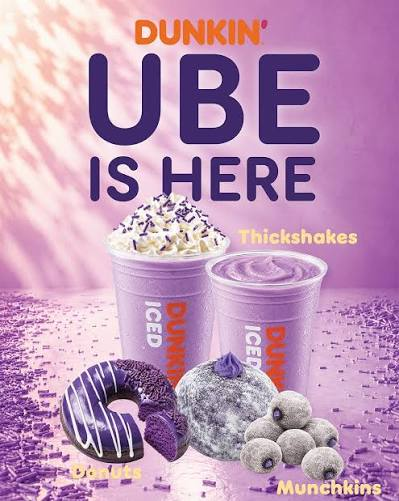 pinknooieu's tweet photo. not sure if these products still available, but I hope @dunkinph would offer more ube products and let sunoo try it all. 🥹 ube is mainly found in this country, I hope that through this, he will know that there's a lot of various deserts in ube flavor here in the philippines. 

the funmeet in October is the best time to let him know that, dunkin ph organizers 🥺 #SUNOO