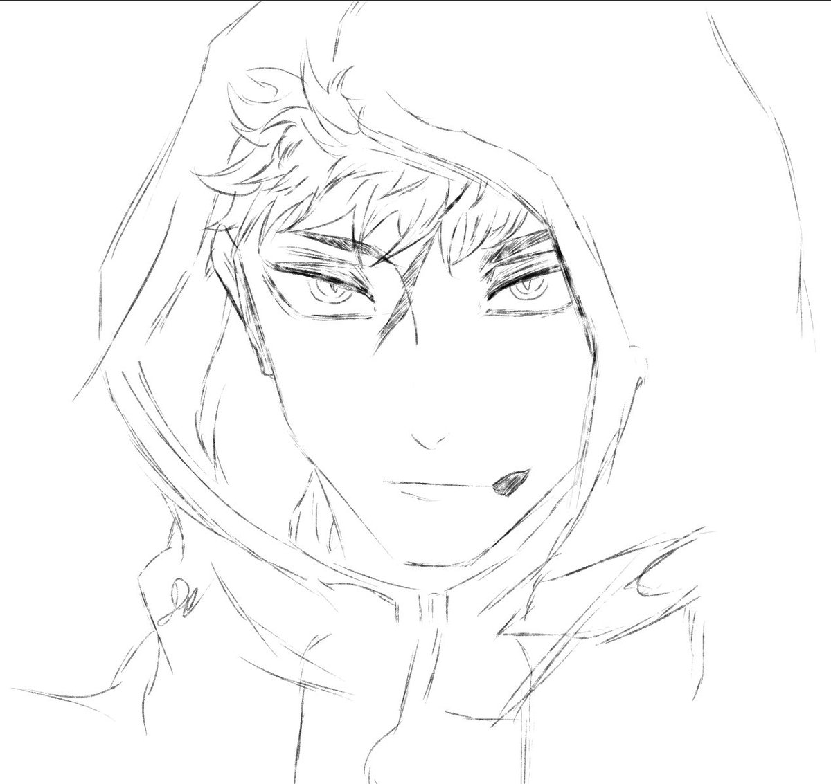 Drewbie_Draws's tweet photo. Holy friggin crap I haven’t posted in like 30 million years :o
I will in fact be locking in I swear :3
Enjoy this silly sketch of Yuji ^w^

#art #digitalart #drawing https://t.co/HKWIYZuQxu