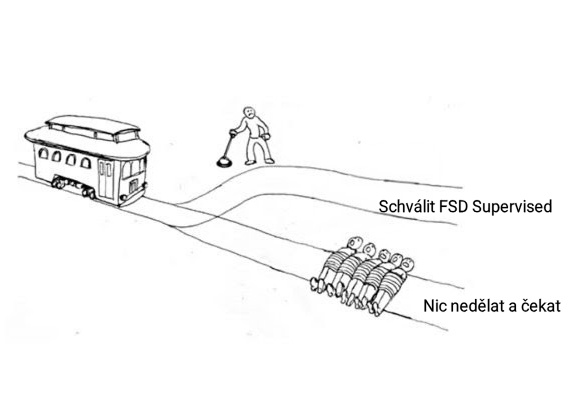 Adrian_Smrcek's tweet photo. Jelikož to vyžádá že @BednarikIvan zajímá jenom drážní doprava, připravil jsem si příklad, který mu bude blízký

@min_dopravy může jednoduše zatáhnout za výhybku, nic jim nebrání

Místo toho si vybrali nic nedělat, brání schválení FSD Supervised které zlepšuje bezpečnost provozu https://t.co/h4haGIL0EA