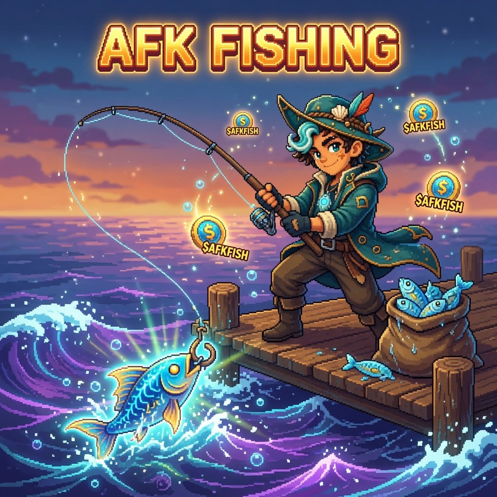 Michael077dc's tweet photo. 🎣 AFK Fishing  the game where you sleep and your rod keeps catching rare sea creatures + $AFKFISH on Solana.
Pixel art idle game where AFK = profit.
The first anglers are already in. Your turn is coming soon.
Who’s ready to farm just by chilling? 
@afkfishingsol https://t.co/8MGpN5Cscp
