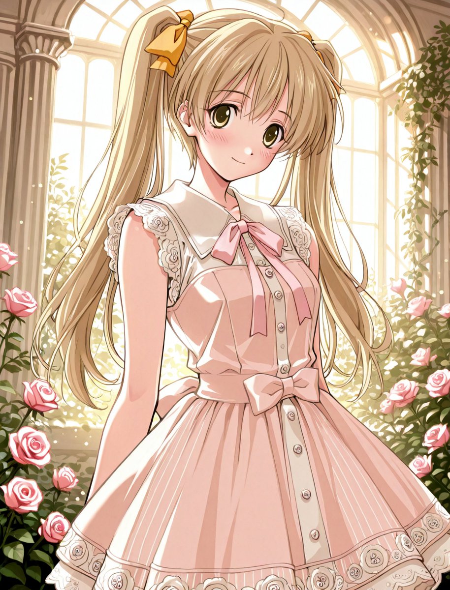 ASANAGILEMU's tweet photo. 土曜日です。
週末はヒロインを固定せず自由に投稿。
アリス服飾店さんのガーリー衣装をお借りしました♪

ピンクは正義！
素敵な衣装をありがとうございます！
女の子らしい服装はみなもちゃんによく似合います。
（メモリーズオフ1st／伊吹みなも） https://t.co/ldrJBb9lQT