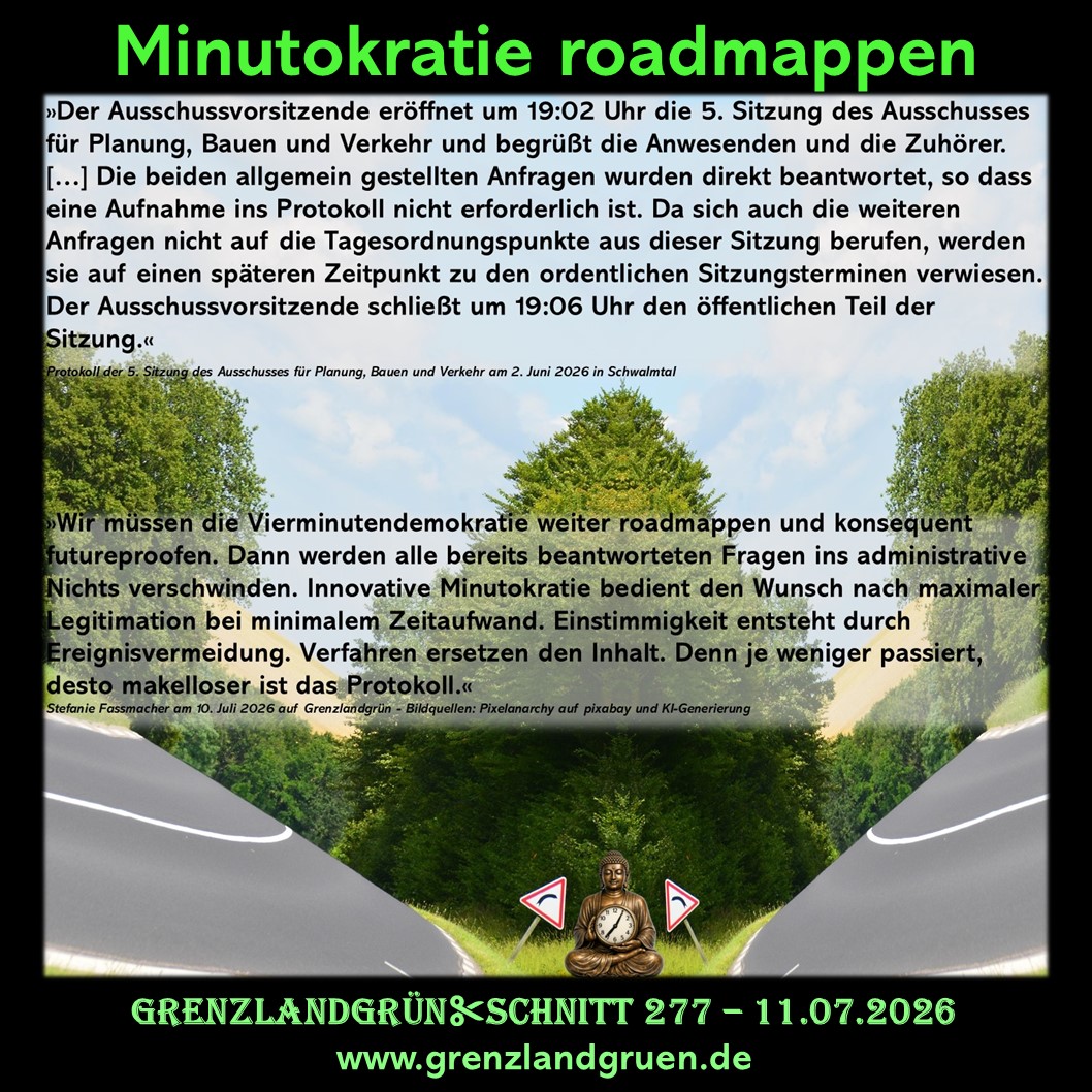Fassmacher's tweet photo. #grenzlandgrünschnitt #minutokratie #roadmappen https://t.co/biPhBtnpfO