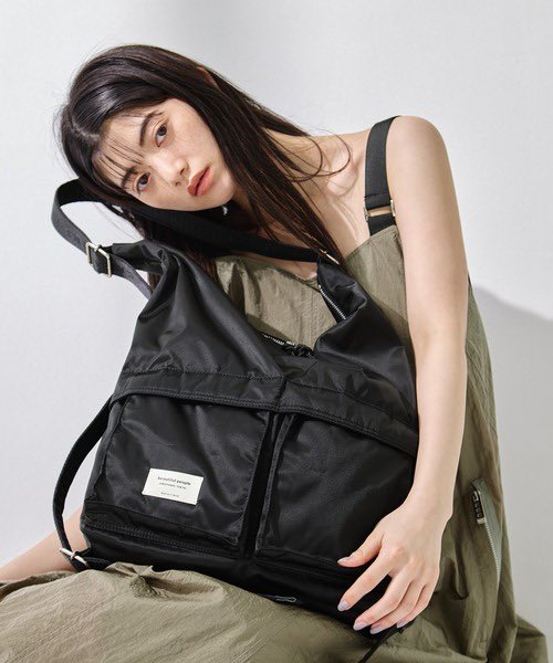 ◻︎beautiful people《STUDIOUS別注》3WAYナイロンショルダーバッグ