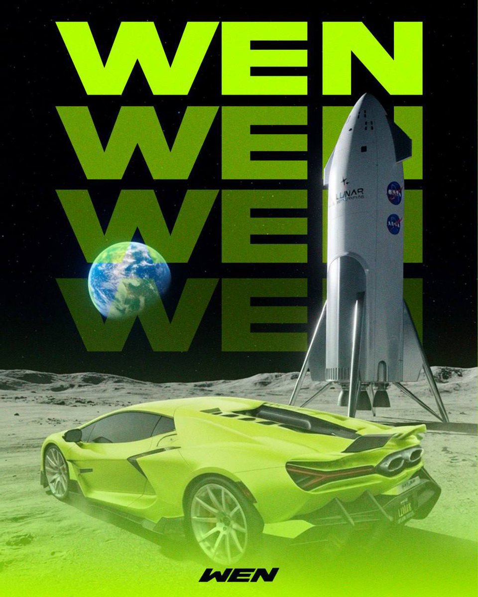 Wen_officialx's tweet photo. It’s not a matter of if. It’s a matter of wen-lambo-2:native. https://t.co/d2DHTQQElz