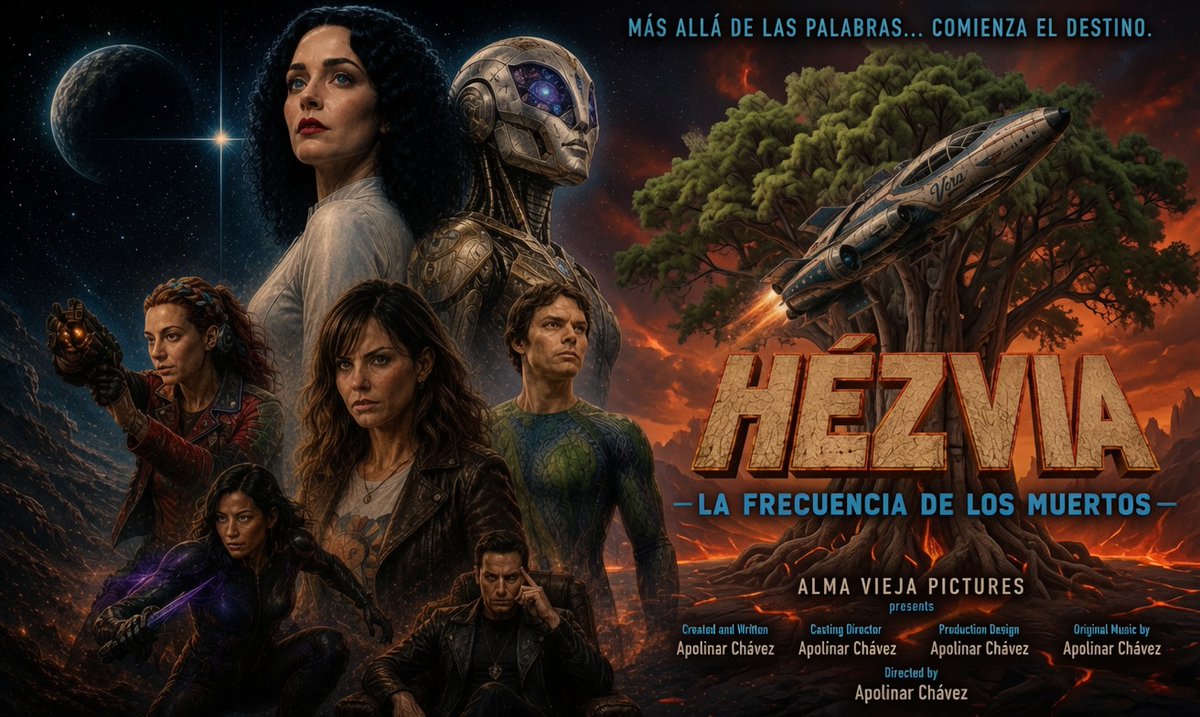 Pol_Icon_Land's tweet photo. Hézvia,  La frecuencia de los muertos Volumen 2.

¿Qué pasaría si la reencarnación no fuera un acto espiritual... sino un eco de la memoria?

🚀 HÉZVIA – Volumen II: LA FRECUENCIA DE LOS MUERTOS ya está disponible en YouTube.

Vera, una brillante ingeniera y hacker, comienza a experimentar recuerdos de una vida que nunca vivió. 

Al mismo tiempo, Enu'ma 12 descubre un antiguo Ahuehuete que desafía toda lógica durante un proceso de terraformación, ambos son guiados por una misteriosa entidad llamada HÉZVIA, una inteligencia que afirma recordar un pasado borrado por el Gran Silencio.

Mientras las respuestas empiezan a surgir, también aparece una nueva amenaza: el Depredador, una presencia cuya verdadera identidad y propósito permanecen ocultos.

Una historia original que mezcla:
🤖 Inteligencia Artificial
🌌 Ciencia Ficción Filosófica
🧠 Memoria y Reencarnación
🛰️ Astronomía
🌳 Mitología y simbolismo mexicano
📖 Misterio y exploración espacial

Si viste el Volumen I, este capítulo expande el universo de HÉZVIA y revela que el verdadero conflicto apenas comienza.

🎬 Disponible ahora:
https://t.co/j98nj7kgLj a través de @YouTube 

#Hezvia #LaFrecuenciaDeLosMuertos #SciFi #CienciaFicción #SpaceOpera #ArtificialIntelligence #AI #Cyberpunk #Astronomía #Filosofía #Reincarnation #Terraforming #IndieFilm #IndependentCinema #WorldBuilding #YouTube #México #OriginalStory