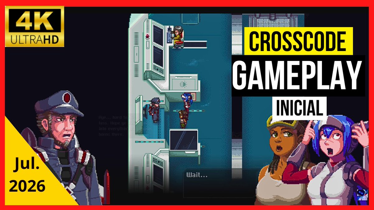 PS5GamingChile's tweet photo. CrossCode Gameplay inicial | El RPG que casi nadie jugó y ahora llega GRATIS a PS Plus. https://t.co/cNyBKIq5KQ https://t.co/g3pQfbjJXh