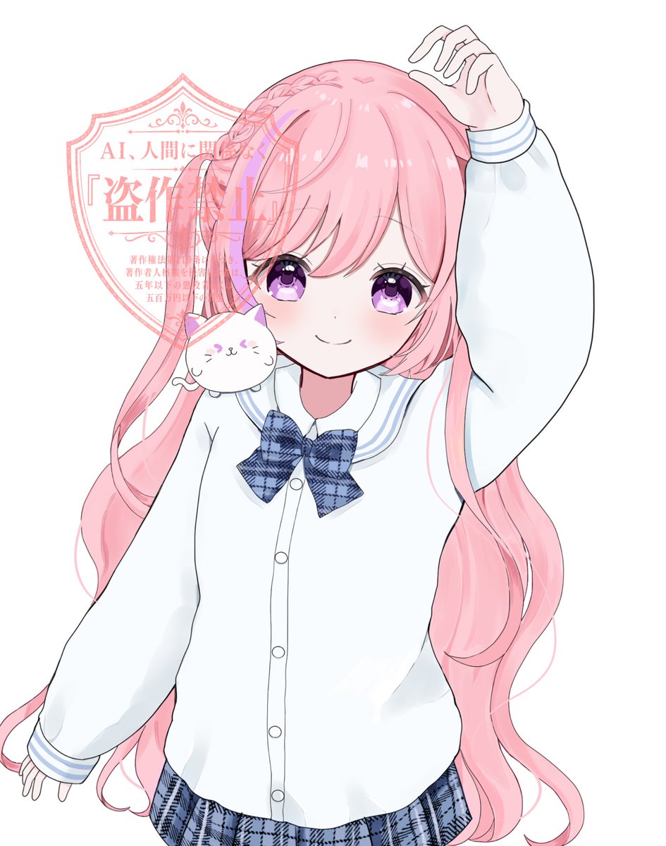 mio_n0's tweet photo. NEWイラスト！
みんなの頭撫でてます(  ˙꒳​˙)ﾉ ˙꒳​˙  )ﾅﾃﾞﾀﾛ
すごいかわいいイラスト描いていただきました！
差分もあります！みんなはどっちが好きかな٩(ˊᗜˋ*)و https://t.co/u4fgUzO30w