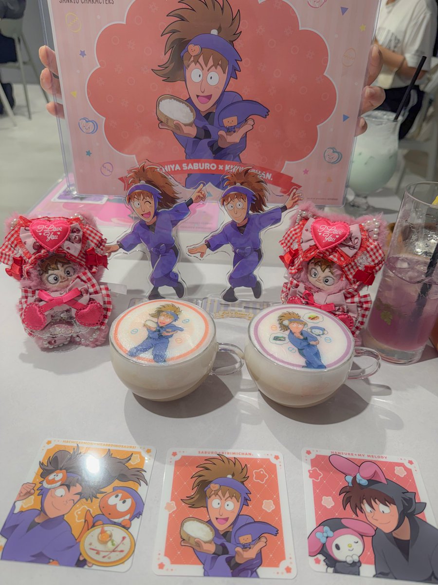 sarugusaazuki's tweet photo. アモカフェ行ってきました🎶
アクスタ売り切れてたけど、５年メニュー食べられて嬉しい👏　
⚡️パスタ美味しかった https://t.co/UpXRya8aVD