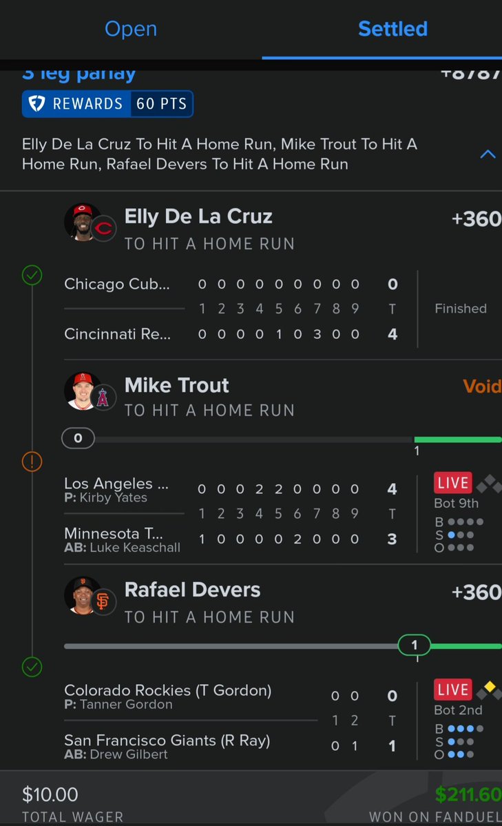 1020SportsBets's tweet photo. @BrookieJ07 @tedfleener @YungD3LL Mad I missed this one but still cashed https://t.co/Lf82zqoUAv
