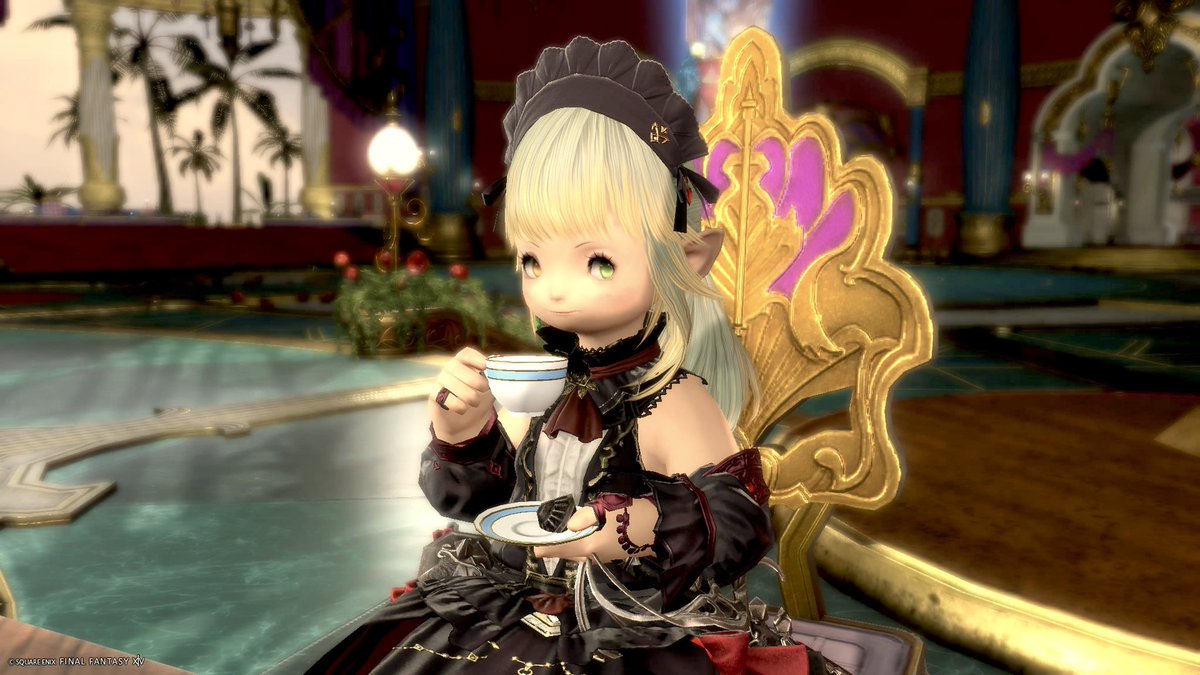 ff14MeniS's tweet photo. 数日前にお見かけしたミラプリを着せてみたらまーーーかわいい！！🌹 https://t.co/vt6e0Qgldm