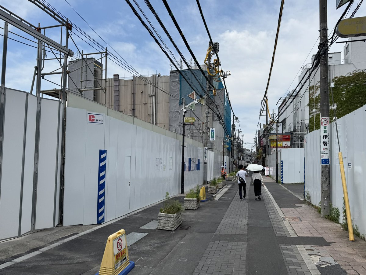 CT_musako's tweet photo. 旧西友跡地をムサコ通り側から。
2026/7/11 https://t.co/onycaM0p5X