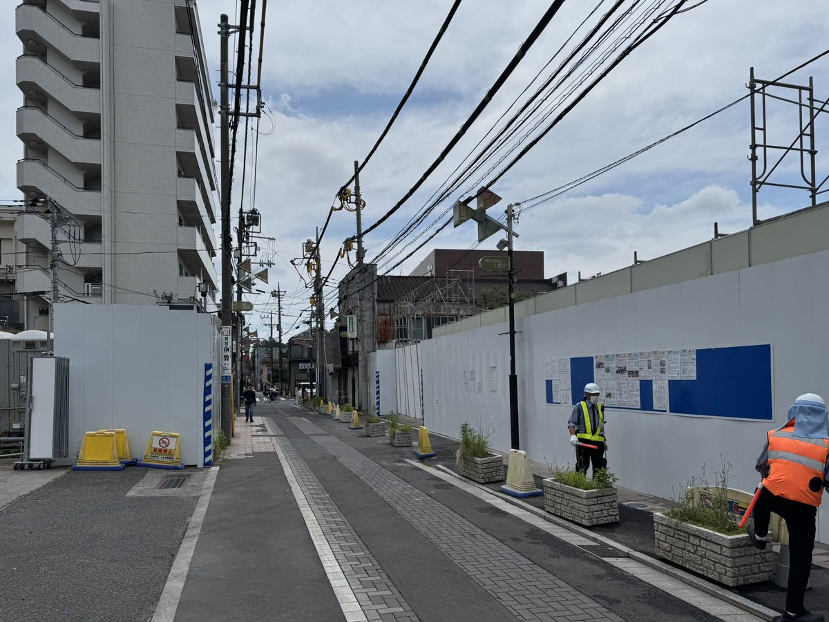 CT_musako's tweet photo. 旧西友跡地をムサコ通り側から。
2026/7/11 https://t.co/onycaM0p5X