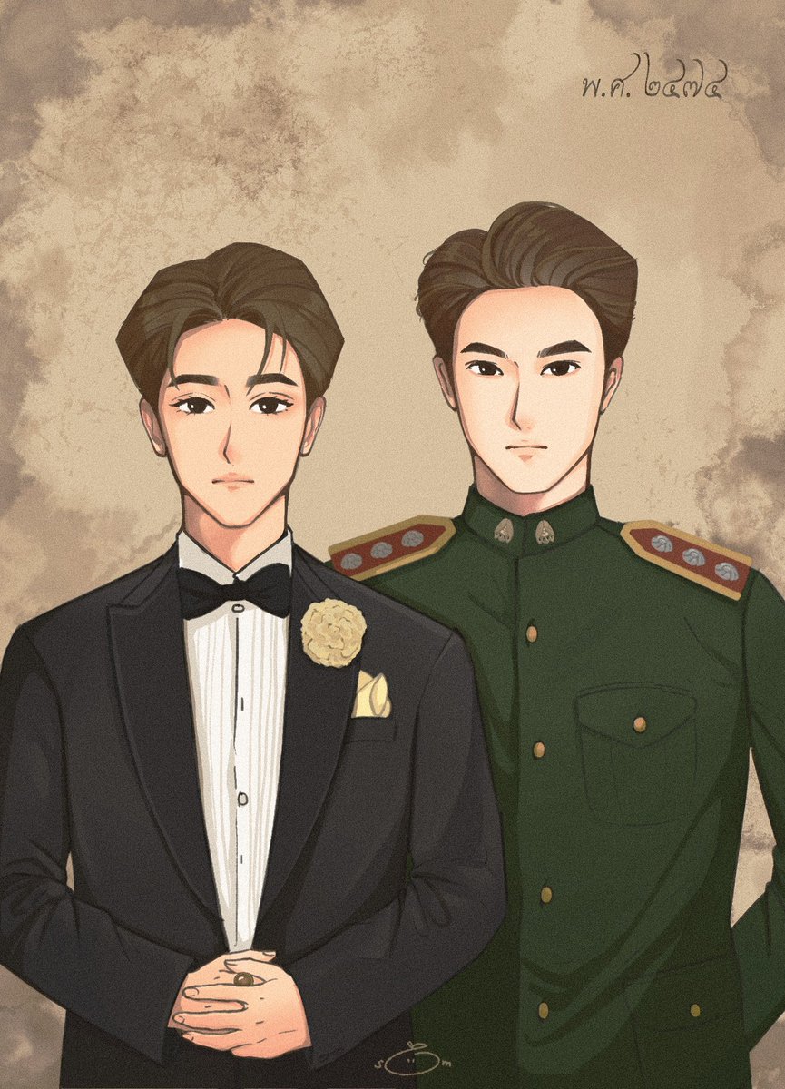 _namsommmmm's tweet photo. ภาพคุณปู่ทวดภพธีร์ถ่ายร่วมกับหม่อมเจ้าชายทินกรในสมัย พ.ศ. ๒๔๗๔ บรรยาอึมครึม ดูไม่เหมือนคนที่เคยเติบโตมาด้วยกันอย่างคนเขาว่า… U  -  U

( ☼ ⋆ — #อรุณรุ่ง #InnOngsa #innjkrsn #ongsacelcius ) https://t.co/TIHQgiEUnr