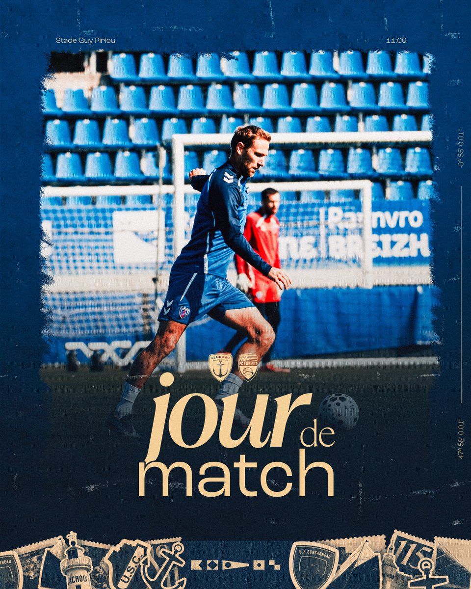 USConcarneau's tweet photo. Jour de match à Guy Piriou ! ⚓️

Les Thoniers donnent le coup d’envoi de leur préparation estivale ce samedi à 11h face au @FCLorient 

🎟️ https://t.co/hcgaRmEEEX https://t.co/HAWGgjK3ot