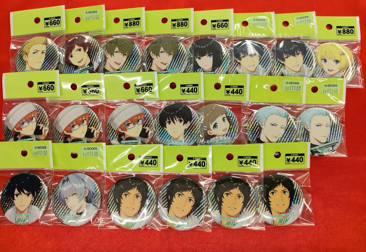 入荷情報】 「アイドルマスターSideM」 FiFS展 ホログラム缶バッジ