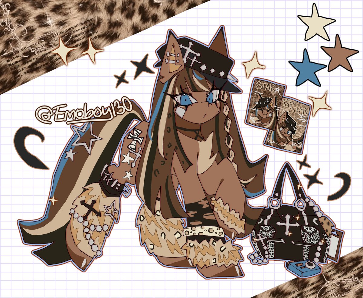 Emoboy130's tweet photo. This popstar design is now up for sale on Ko-fi! (^。^)／
$30 
Icon included! 💙💙

↓↓↓
https://t.co/TpVPSmSnra https://t.co/uJYCbeSuCU