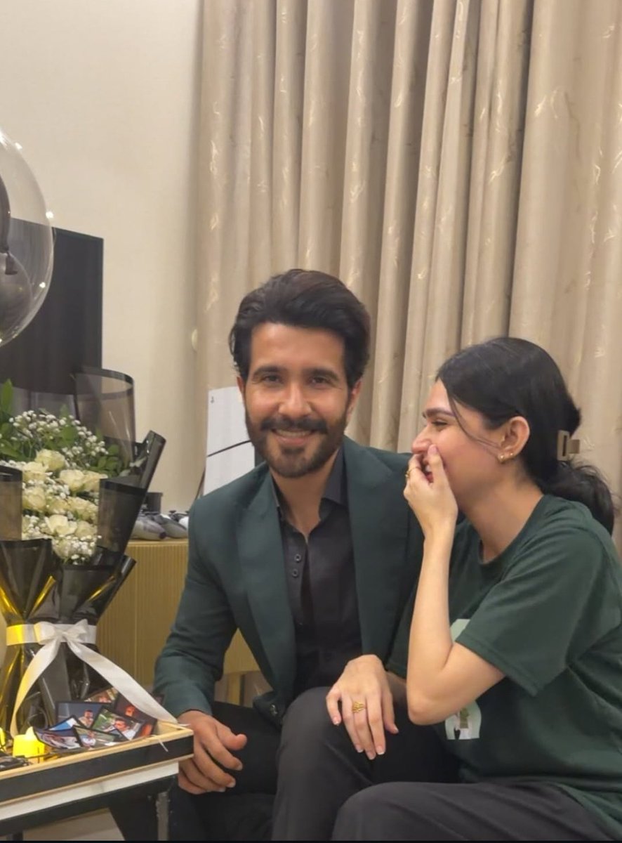 heroic_feroze's tweet photo. Cutest couple on the internet, my zairoze babies🤍😭🫂
#HBDFerozeKhan #FerozeKhan https://t.co/32g6DYP86I