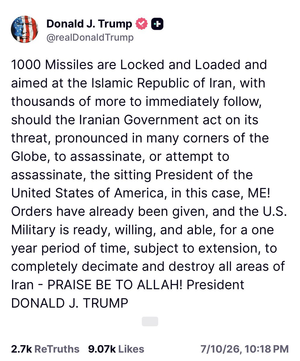 atensnut's tweet photo. 🚨🚨Wow!!!   Just saw Trumps post. https://t.co/iDlaZLhnzx