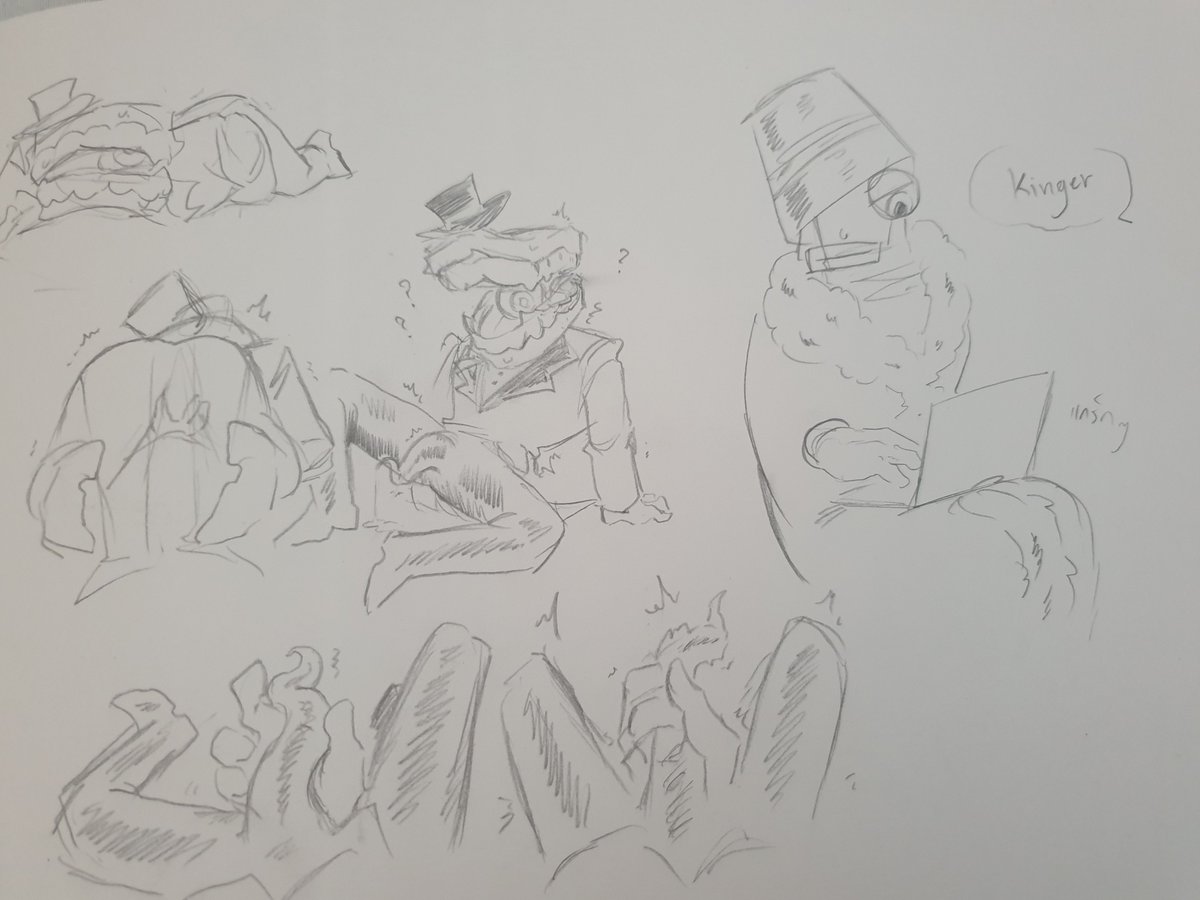 Tiktik_1234's tweet photo. 1/?
It would look strange but cute if those tentacles were to cling to Kinger's hand like that. 
#Royalteeth https://t.co/dBpfvIaRHj