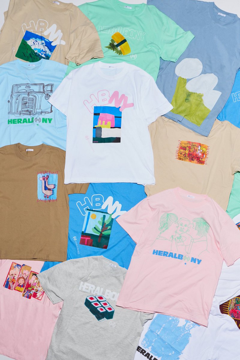 ヘラルボニー【夏の魔物】シャツ 暑い日は、Tシャツ一枚で出かけたくなる。 そんな季節だからこそ